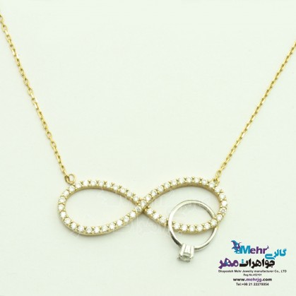 Gold Necklace - Infinity Design-MM1670